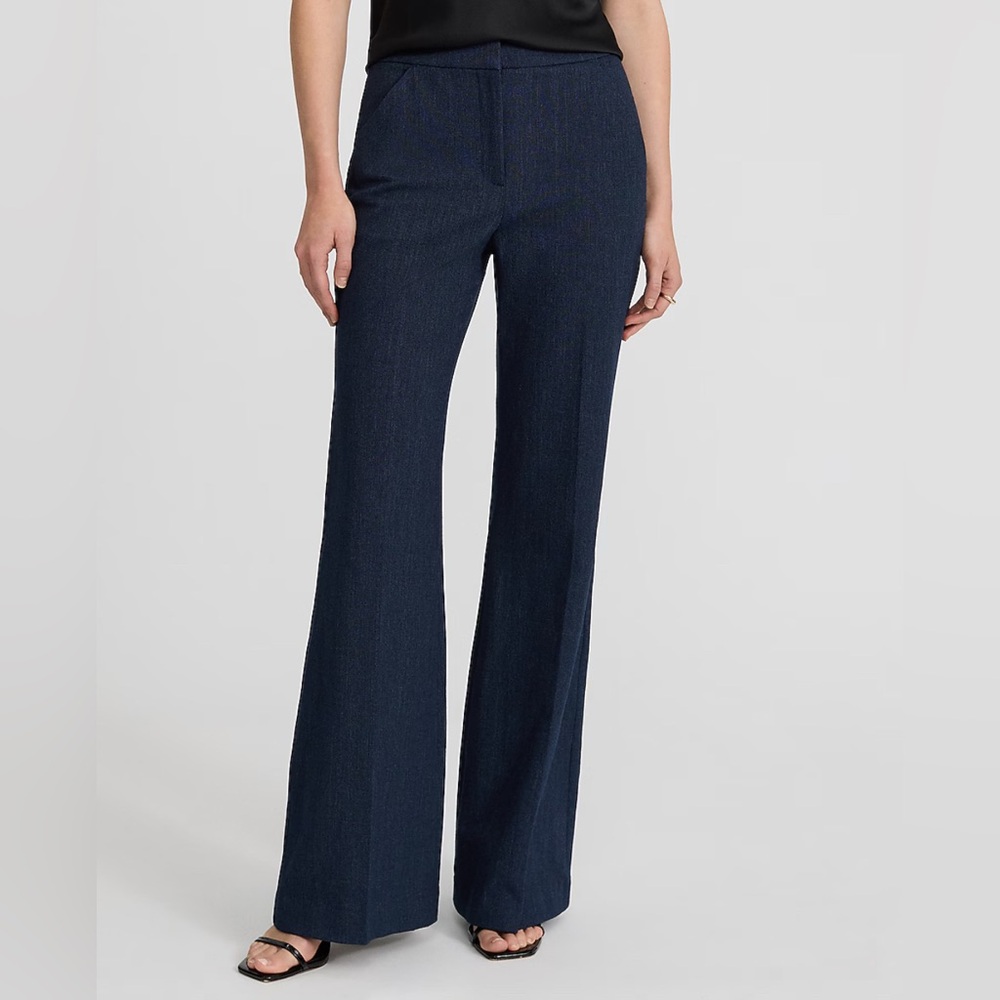 Express Editor High Waisted Trouser Flare Pant